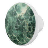 Grünes Marmormuster Keramikknauf (Rechts)