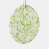 Grünes Marmormuster Keramikornament (Rechts)