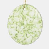 Grünes Marmormuster Keramikornament (Links)