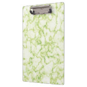 Grünes Marmormuster Klemmbrett (Links)