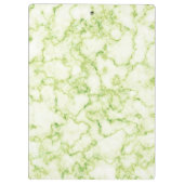 Grünes Marmormuster Klemmbrett (Rückseite)