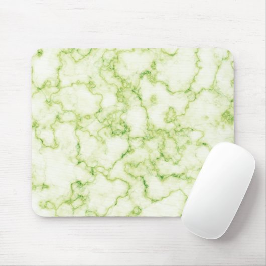 Grünes Marmormuster Mousepad (Mit Mouse)