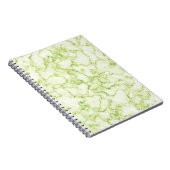 Grünes Marmormuster Notizblock (Rechte Seite)