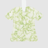 Grünes Marmormuster Ornament (Rückseite)