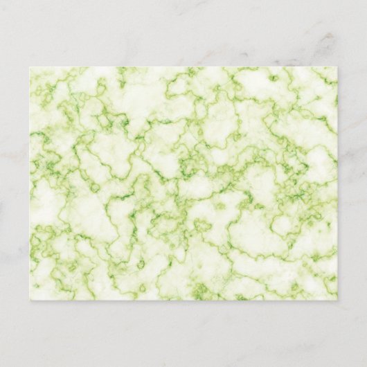 Grünes Marmormuster Postkarte (Vorderseite)