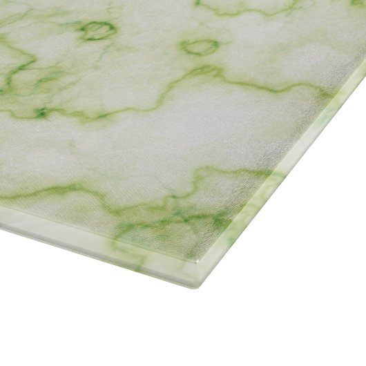 Grünes Marmormuster Schneidebrett (Ecke)