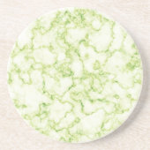 Grünes Marmormuster Untersetzer (Vorne)