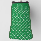 Grünes marokkanisches Musterdesign Golf Headcover (Rotieren 90)