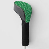 Grünes marokkanisches Musterdesign Golf Headcover (angewinkelt)