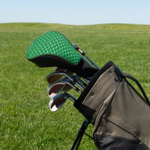 Grünes marokkanisches Musterdesign Golf Headcover