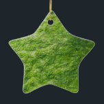 Grünes Meer Moss Nature Grass Beach Nautic Keramik Ornament<br><div class="desc">Entworfen mit coolem Strandfoto von Meermoos!</div>