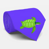 Grünes Meer turtle-72 Krawatte (Gerollt)