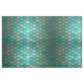 Grünes Meerjungfraufischskalamuster mit Stoff (Fat Quarter (45,7 x 55,9 cm))