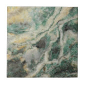 Grünes Meerwasser-Steinmuster Fliese (Vorderseite)