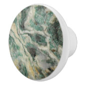 Grünes Meerwasser-Steinmuster Keramikknauf (Rechts)