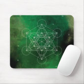 grünes Metatron Mousepad (Mit Mouse)