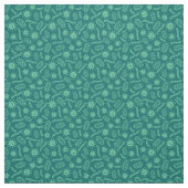 Grünes Mikroben-Muster Stoff (Muster)