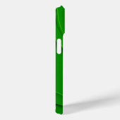 Grünes Minimal-Blatt-Design Case-Mate iPhone Hülle (Rückseite / Rechts)