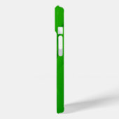 Grünes Minimal-Blatt-Design Case-Mate iPhone Hülle (Rückseite / Links)
