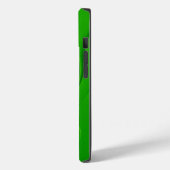 Grünes Minimal-Blatt-Design Case-Mate iPhone Hülle (Rückseite / Links)