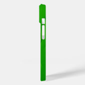 Grünes Minimal-Blatt-Design Case-Mate iPhone Hülle (Rückseite / Links)