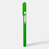 Grünes Minimal-Blatt-Design Case-Mate iPhone Hülle (Rückseite / Links)