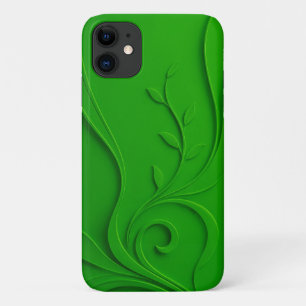 Grünes Minimal-Blatt-Design Case-Mate iPhone Hülle