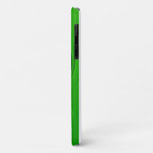 Grünes Minimal-Blatt-Design Case-Mate iPhone Hülle (Hinten/Links)