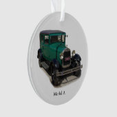 Grünes Modell A Acrylschmuck Ornament (Vorderseite)