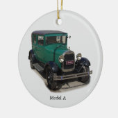 Grünes Modell A Keramik Ornament (Links)