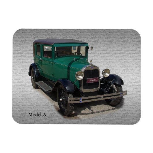 Grünes Modell A Magnet (Horizontal)