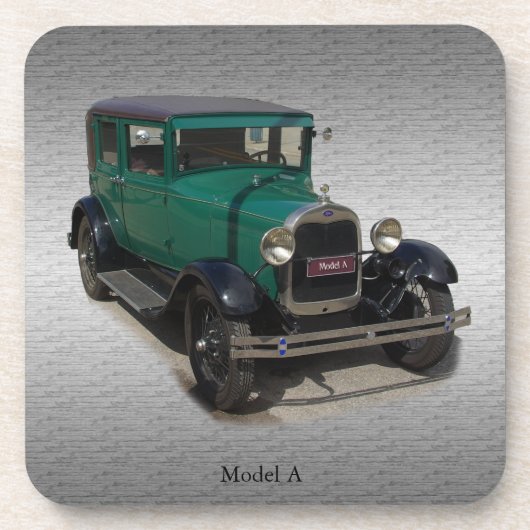 Grünes Modell A Set mit 6 Untersetzer (Vorderseite)
