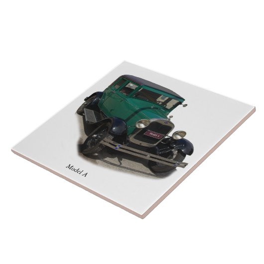 Grünes Modell Fliese (Seite)