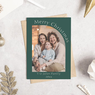 Grünes modernes Foto Weihnachten