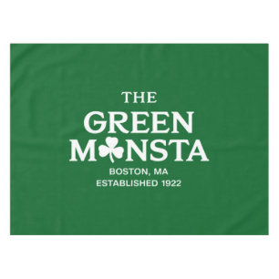 Grünes Monster Boston Green Monstah Baseball-Gesch Tischdecke