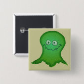 Grünes Monster Button (Vorne & Hinten)