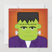 Grünes Monster Einladung (Vorderseite)