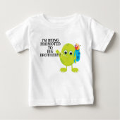 Grünes Monster für den Großen Bruder Baby T-shirt (Vorderseite)