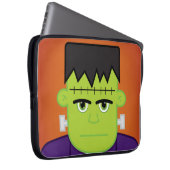 Grünes Monster Laptopschutzhülle (Vorne Rechts)