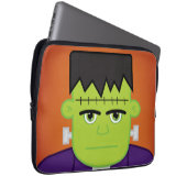 Grünes Monster Laptopschutzhülle (Vorne Rechts)