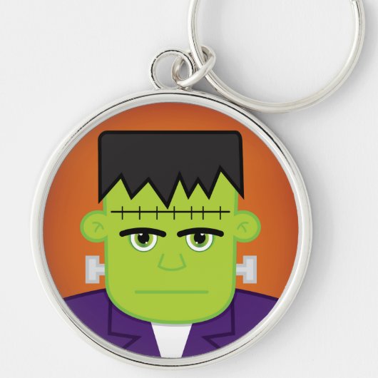 Grünes Monster Schlüsselanhänger (Vorne)
