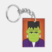 Grünes Monster Schlüsselanhänger (Vorderseite links)