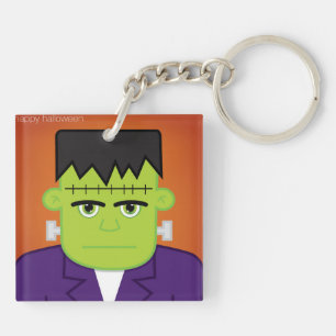 Grünes Monster Schlüsselanhänger