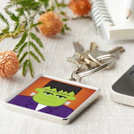 Grünes Monster Schlüsselanhänger (Seite)