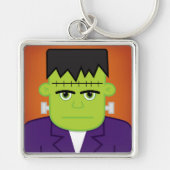 Grünes Monster Schlüsselanhänger (Vorne)