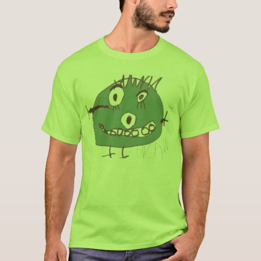Grünes Monster T-Shirt (Vorderseite)
