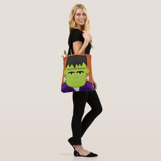 Grünes Monster Tasche (Am Model)