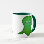 Grünes Monster Tasse (VorderseiteRechts)