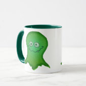 Grünes Monster Tasse (Vorderseite Links)