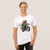 Grünes Monster Tri-Blend Shirt (Vorderseite voll)